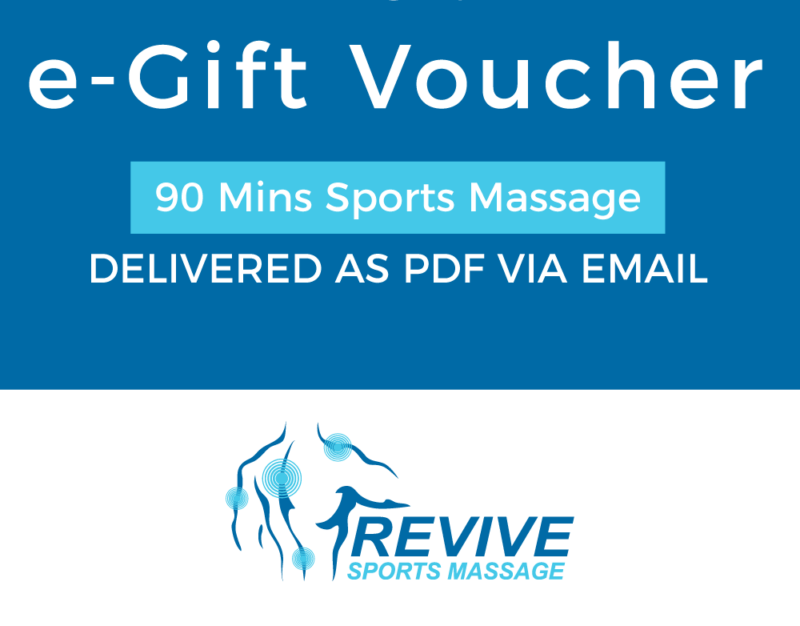 90 Mins Sports Massage (E-Voucher)